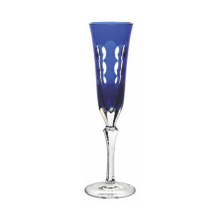 Kawali Blue Champagne Flute